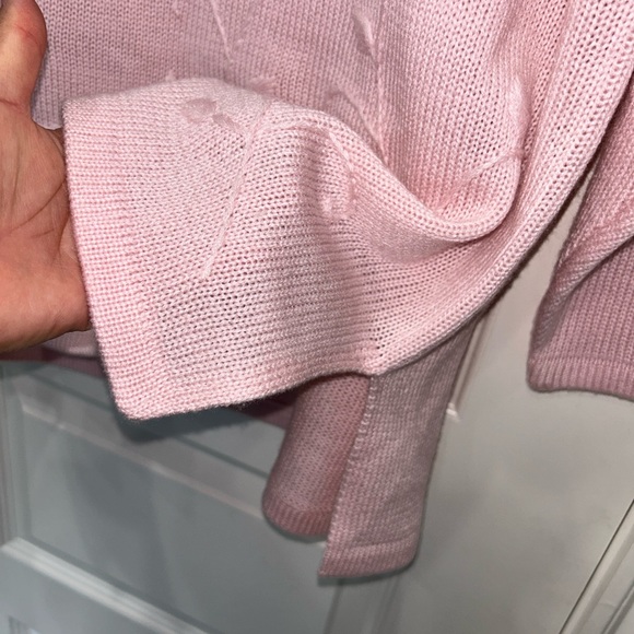 Karen Scott 2X Oversized Floral Embroidery Femme Turtle Neck Long Sleeve Sweater - Picture 5 of 11